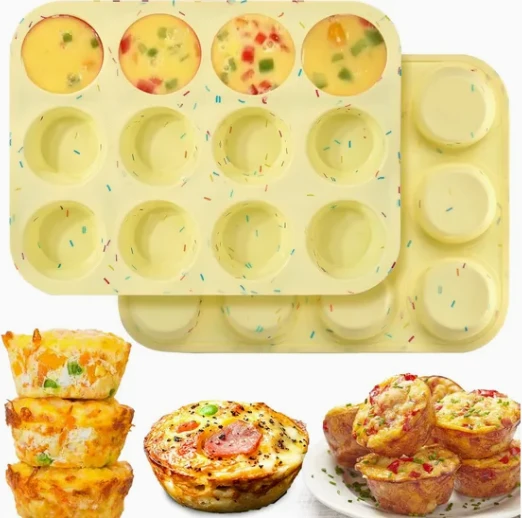 Silikonska ladica za muffin kalupa od silikona, pogodna za pečenje, jaje i ne - nosače torte