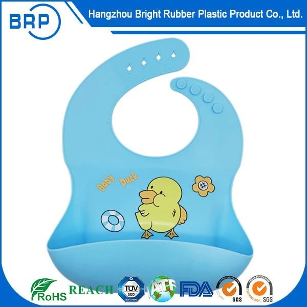 Eco-friendly Silicone Baby Feeding Bibs Supplier