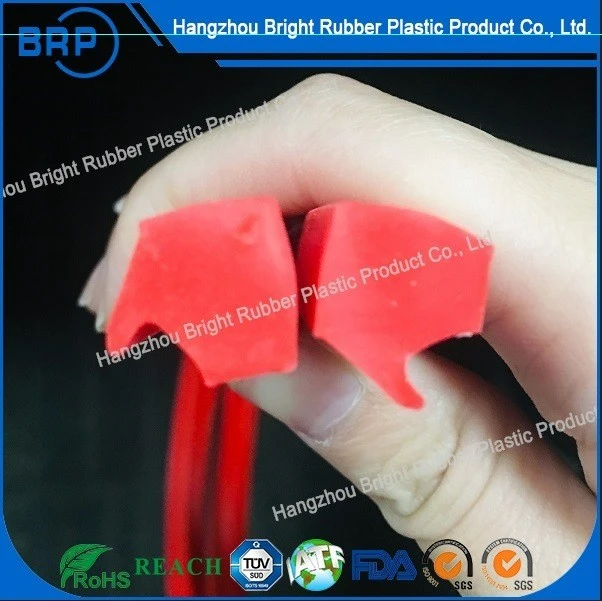Soft Soundproof Waterproof EPDM/NBR/Silicone Extrusions Rubber Sponge Hollow Profiles