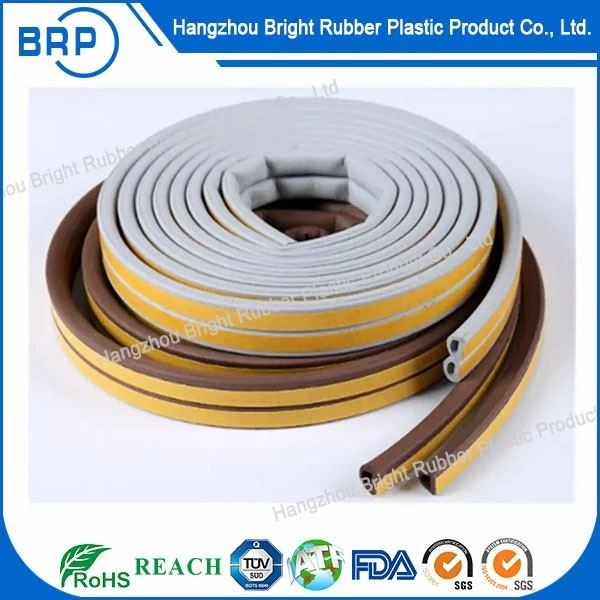Soft Soundproof Waterproof EPDM/NBR/Silicone Extrusions Rubber Sponge Hollow Profiles